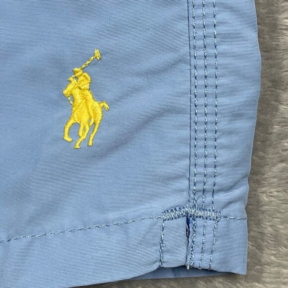 Polo Ralph Lauren Men's 2XB Blue Lined Swim Trunks‎ Swimsuit Suit / Swimwear - Picture 8 of 8